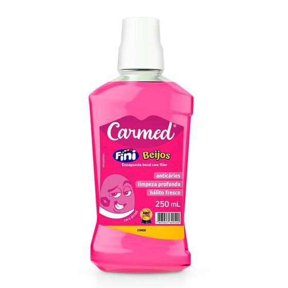 Imagem de Enxaguante Bucal Carmed Fini Beijos com Flúor 250ml
