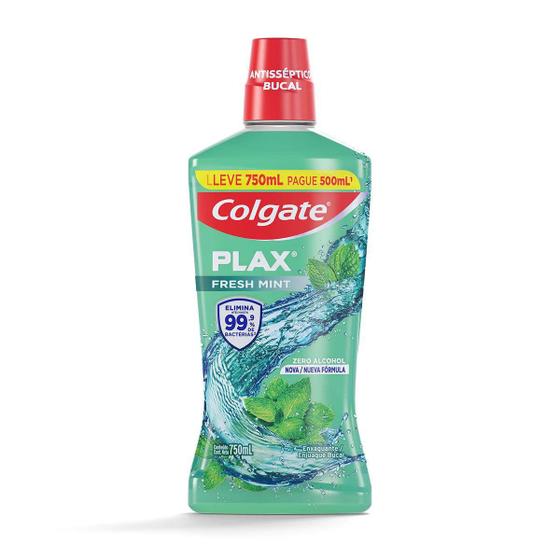 Imagem de Enxaguante Bucal Colgate Plax Fresh Leve 750ml Pague 500ml