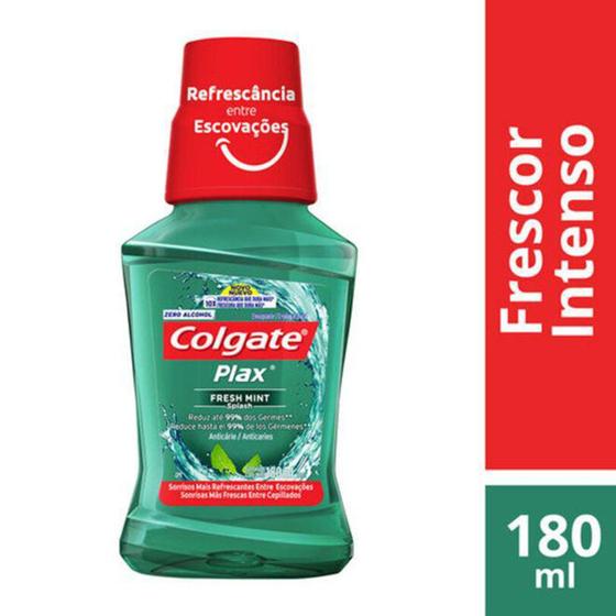 Imagem de Enxaguante Bucal Colgate Plax Fresh Mint 180mL - Colgate-Palmolive