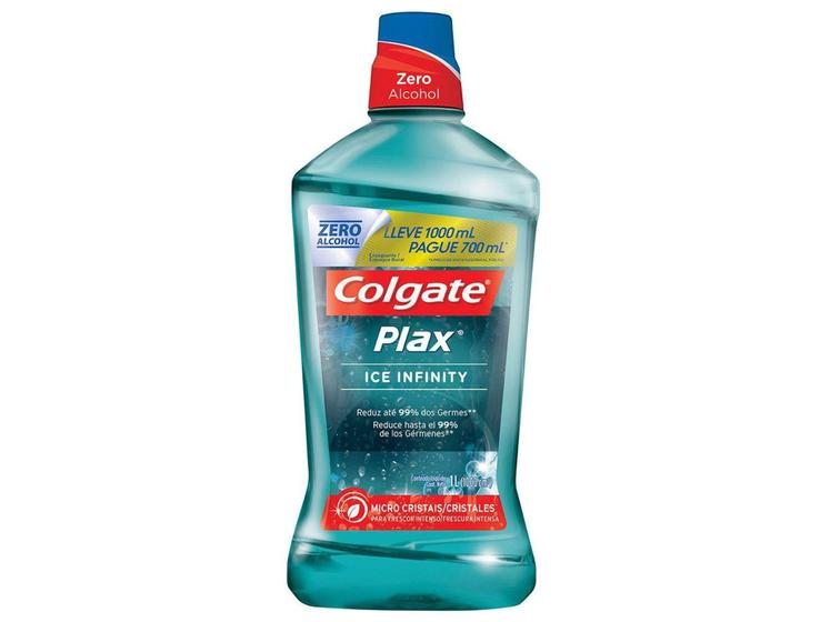 Imagem de Enxaguante Bucal Colgate sem Álcool  - Plax Ice Infinity 1L