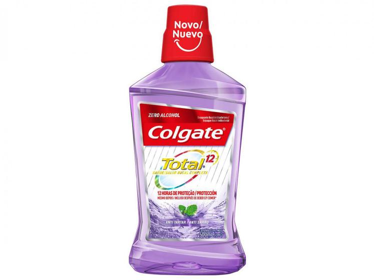 Enxaguante Bucal Colgate sem Álcool Total 12 Menor preço em Enxaguante Bucal Colgate sem Álcool Total 12