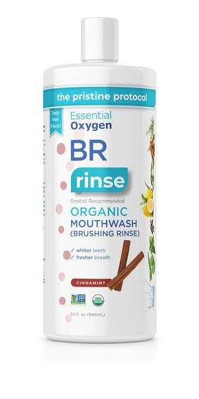 Imagem de Enxaguante Bucal Essential Oxygen BR Cinnamint 946ml - Sem Álcool