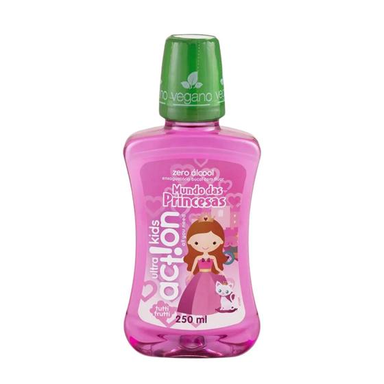 Imagem de Enxaguante Bucal Infantil Ultra Action 250ml Mundo das Princesas Tutti Frutti