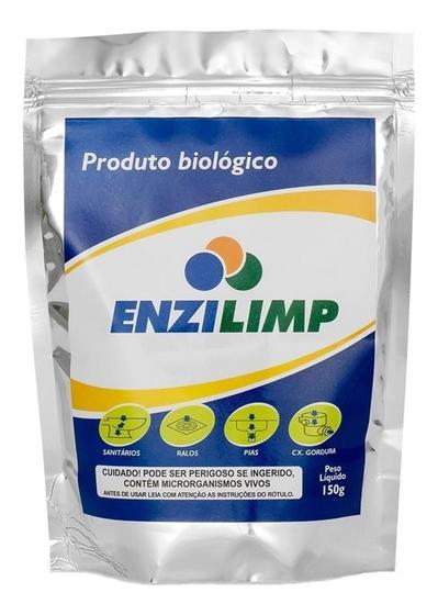 Imagem de Enzilimp Bactérias Limpa Caixa Gordura Fossa Ralo Cano 150gr