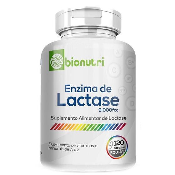 Imagem de Enzima Lactase 120 Caps 500 Mg - Bionutri