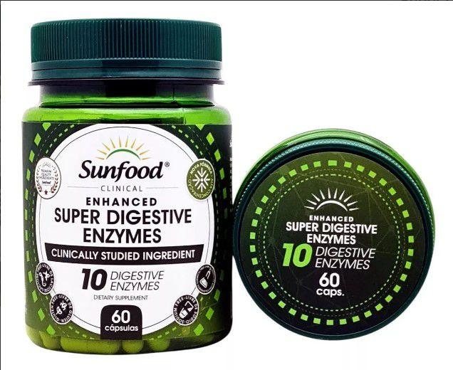 Imagem de Enzimas Digestivas Super Digestive Enzymes - Sunfood 60 Caps