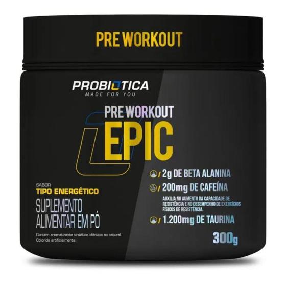 Imagem de Epic 300g pre workout probiotica