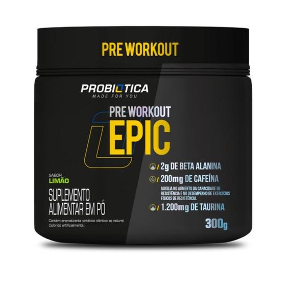 Imagem de Epic Pre Workout (300g) - Sabor Limão