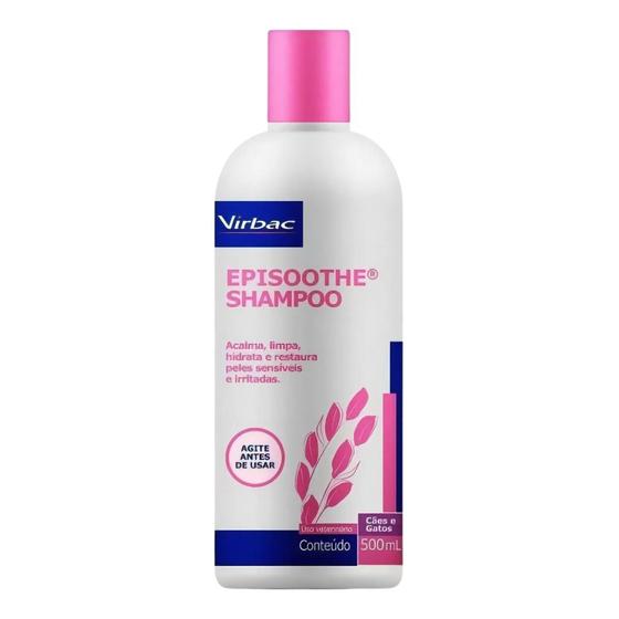 Imagem de Episoothe Shampoo Peles Sensíveis Cães E Gatos 500ml Virbac