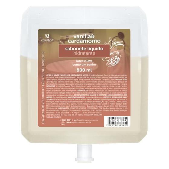 Imagem de Equilíbrio Sabonete Vanilla E Cardamomo 800 Ml (Refil)