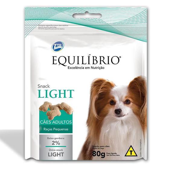 Equilibrio Snack Light Raças Pequenas - 80 g - Equilíbrio - Ração Seca ...