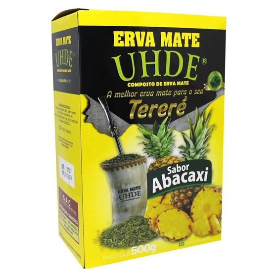 Imagem de Erva Mate Para Tereré UHDE Abacaxi 500g