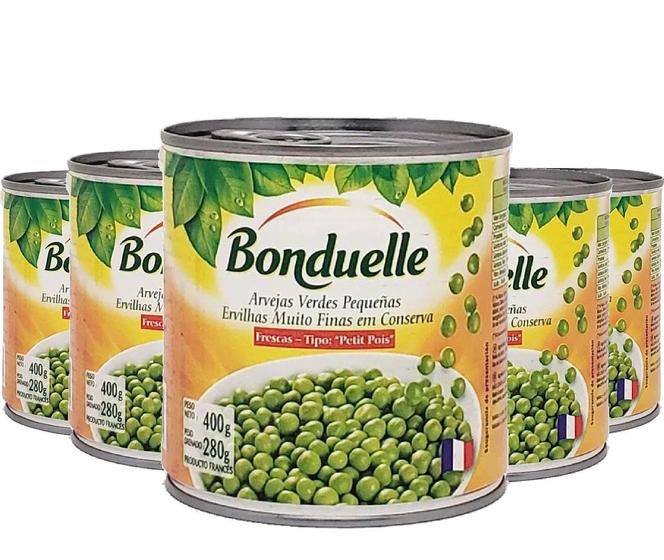 Imagem de Ervilha BONDUELLE Muito fina 400g (5x)