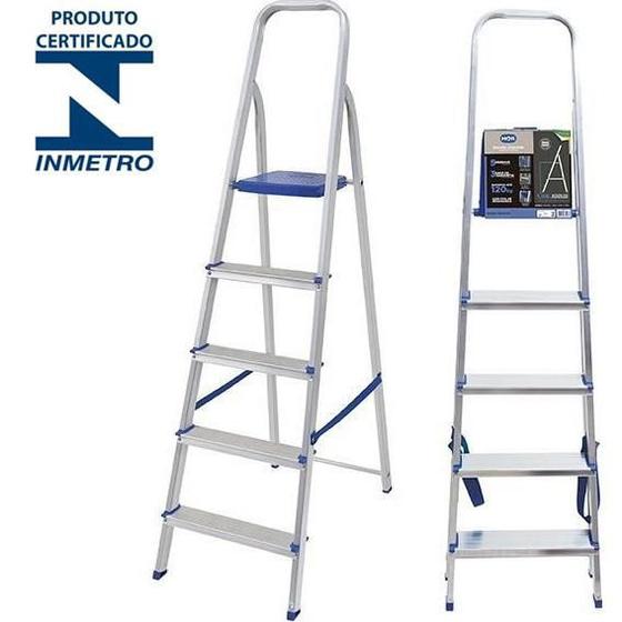 Escada 5 Degraus Alumínio Doméstica (MOR) é boa?
