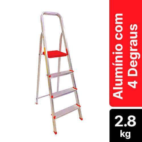 Escada Alumínio 4 Degraus é ruim? Escada Alumínio 4 Degraus é boa?