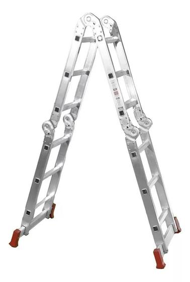 Escada De Aluminio 12 Degraus 3,6mts Premium Base Vermelha é ruim? Escada De Aluminio 12 Degraus 3,6mts Premium Base Vermelha é boa?
