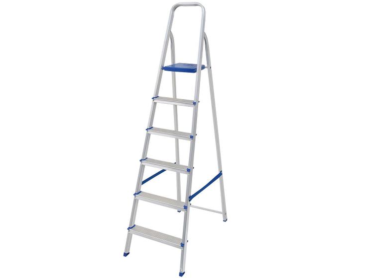 Imagem de Escada de Alumínio 6 Degraus Doméstica Mor