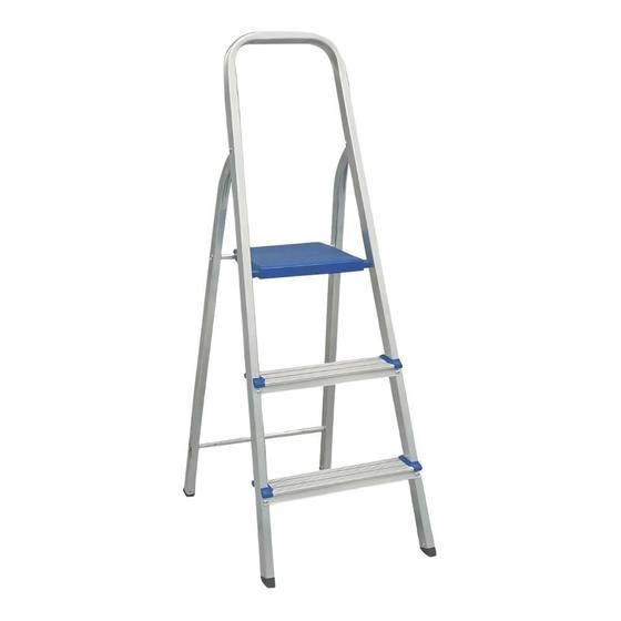 Imagem de Escada de Alumínio Doméstica com 3 Degraus - Real 003