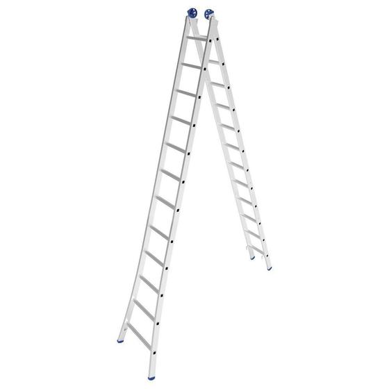 Escada de Alumínio Mor Extensível 2x12 Menor preço em Escada de Alumínio Mor Extensível 2x12