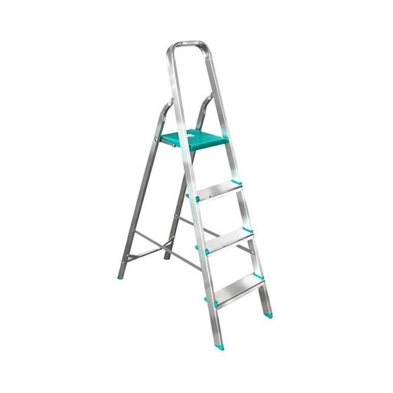 Imagem de Escada Doméstica Alumínio 4 Degraus ED4 - GIBAFER