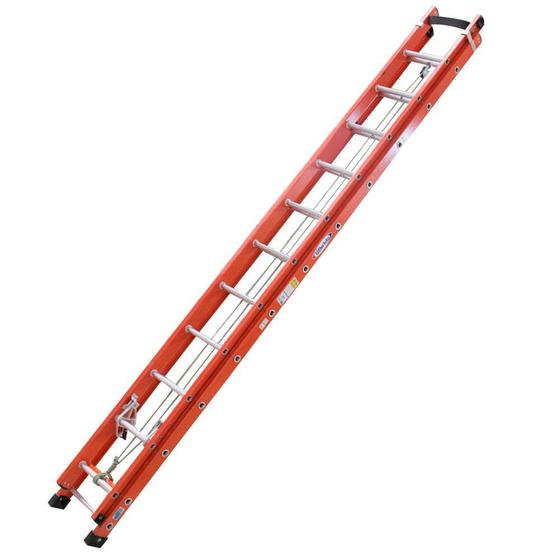 Escada Extensiva 19 Degraus tipo D e Fibra Vazada 3,60 x 6,0 Menor preço em Escada Extensiva 19 Degraus tipo D e Fibra Vazada 3,60 x 6,0