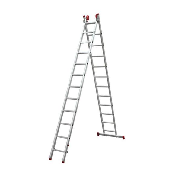 Imagem de Escada Extensiva de Alumínio 12 x 2 Degraus 3,52 x 6,12 Metros ESC0621 BOTAFOGO