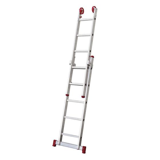 Escada extensiva de aluminio 5x2 degraus é boa?