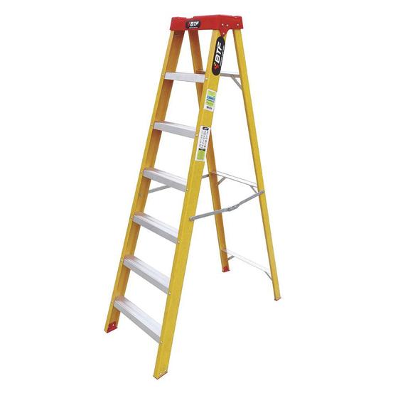 Escada Fibra Tesoura Prática 6 Degraus - Botafogo Menor preço em Escada Fibra Tesoura Prática 6 Degraus - Botafogo