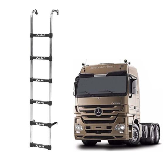 Imagem de Escada Mb Actros Megaspace 6 Degraus Cromado 2300mm