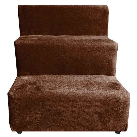 Imagem de  Escada Pet Para Cães e Gatos Teddy 3 Degraus 