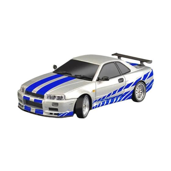 FLYCOLOR LD1898 1/18 RC Drift Car GTR R34 2.4 GHz RWD Con