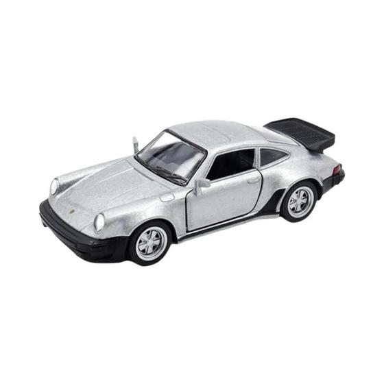 Imagem de Escala 1/36 Porsche 911 Turbo Diecast Alloy Toy Car Modelo Retro Racing Pull Back Para Meninos