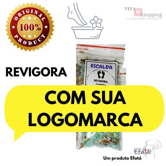 Imagem de Escalda Pés com sua logomarca - kit 30 unids