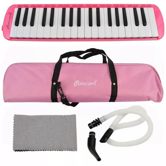 Imagem de Escaleta Concert M37 PK Rosa 37 Teclas Com Bag