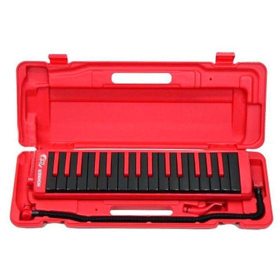Escaleta Hohner Ocean 9432 Melódica Vermelha 32 Teclas C/ Case