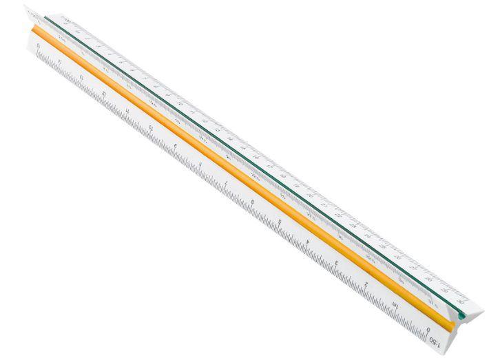Imagem de Escalimetro Triangular 30Cm Waleu