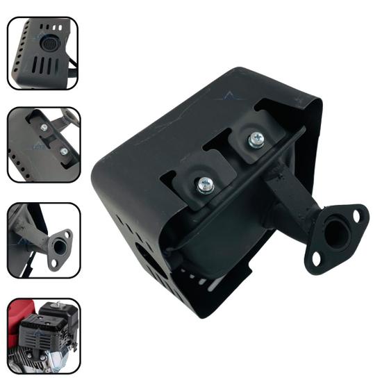 Imagem de Escapamento Completo Para Motor B4t 6.5hp - Branco Original