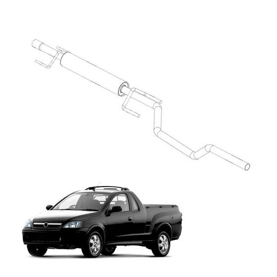 Imagem de Escapamento Silencioso Intermediário Montana 1.4 2007 a 2010