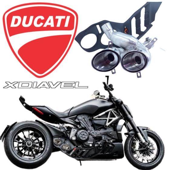 Imagem de Escapamento titânio Ducati Xdiavel Taylor Made 16/22 Mexx Cód.611