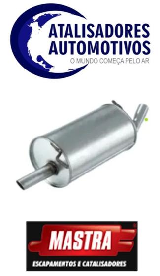 Imagem de Escapamento TRASEIRO FORD KA 1.0 ZETEC ROCAM 1999 2000 2001 2002 2003 2004 2005 2006 2007 - Mastra FR3406T (CURTO)