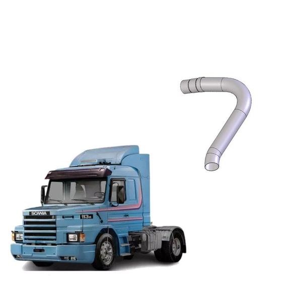 Imagem de Escapamento Tubo Terminal Scania T-142 112-Hw Origin 4 1/2p