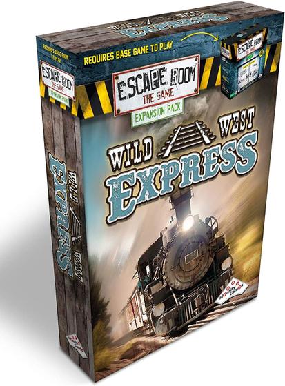 Imagem de Escape Room The Game Expansion Pack  Wild West Express  Resolva o jogo de tabuleiro misterioso para adultos e adolescentes (versão em inglês)