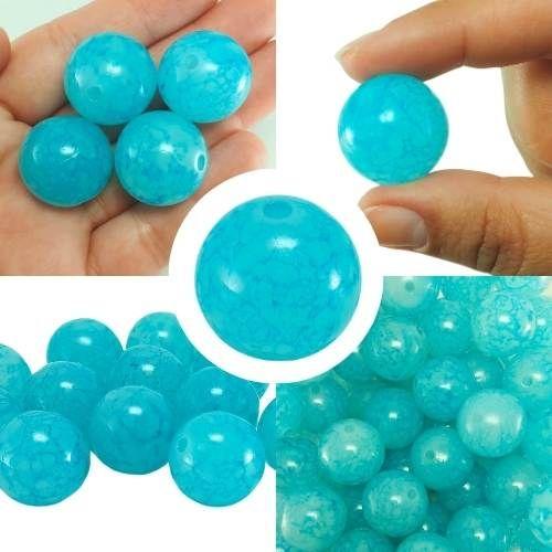 Imagem de Escolha até 15 peças de miçangas 20mm p/ colar pulseira bijuteria brinco e artesanato