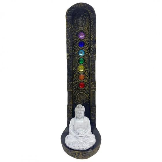 Imagem de Escolha Cor Incensário 7 Chakras Buda Ganesha Yoga 22Cm