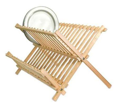Imagem de Escorredor De Louça Dobrável Bambu Wincy mais charme e praticidade para sua cozinha