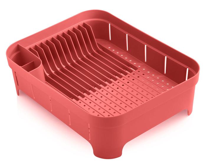 Imagem de Escorredor de Louça, pratos, cor Vermelho - OU - Trium 40 cm
