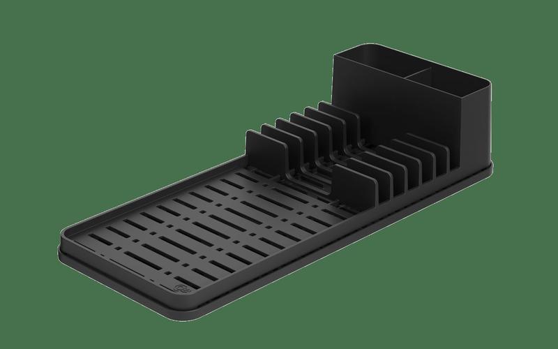 Escorredor De Louças Com Tapete De Pia Coza Single 42,2 x 17,4 x 9,4 cm Preto Menor preço em Escorredor De Louças Com Tapete De Pia Coza Single 42,2 x 17,4 x 9,4 cm Preto