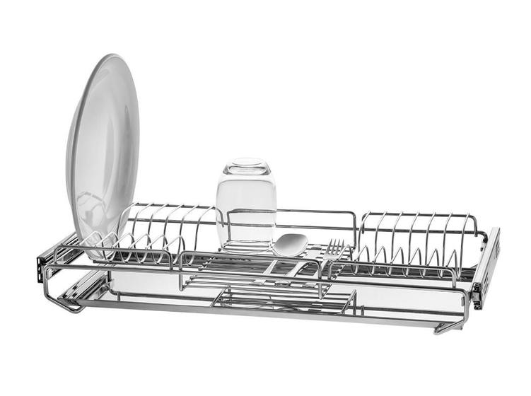 Imagem de Escorredor De Louças Embutido Aéreo Inox Baixo 77cm Schmitt