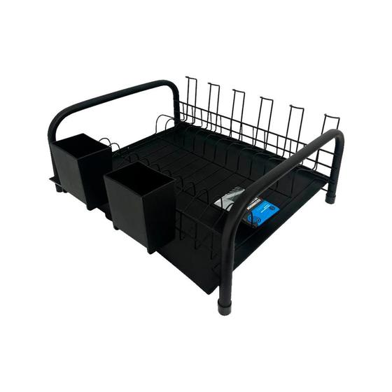 Escorredor de Louças Tubular Firenze Preto- STOLF Menor preço em Escorredor de Louças Tubular Firenze Preto- STOLF