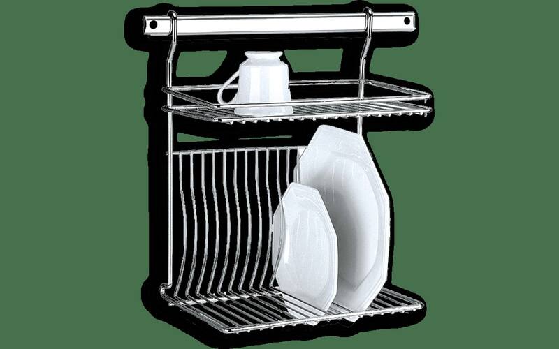 Organizador De Pared Para Caravana O Furgoneta - 2 Unidades, 33x23x8 Cm, Negro, Con Ganchos Adhesivos